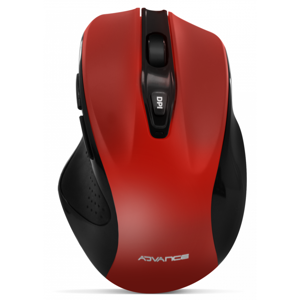 Souris Sans fil ADVANCE S-SHAPE / Rouge