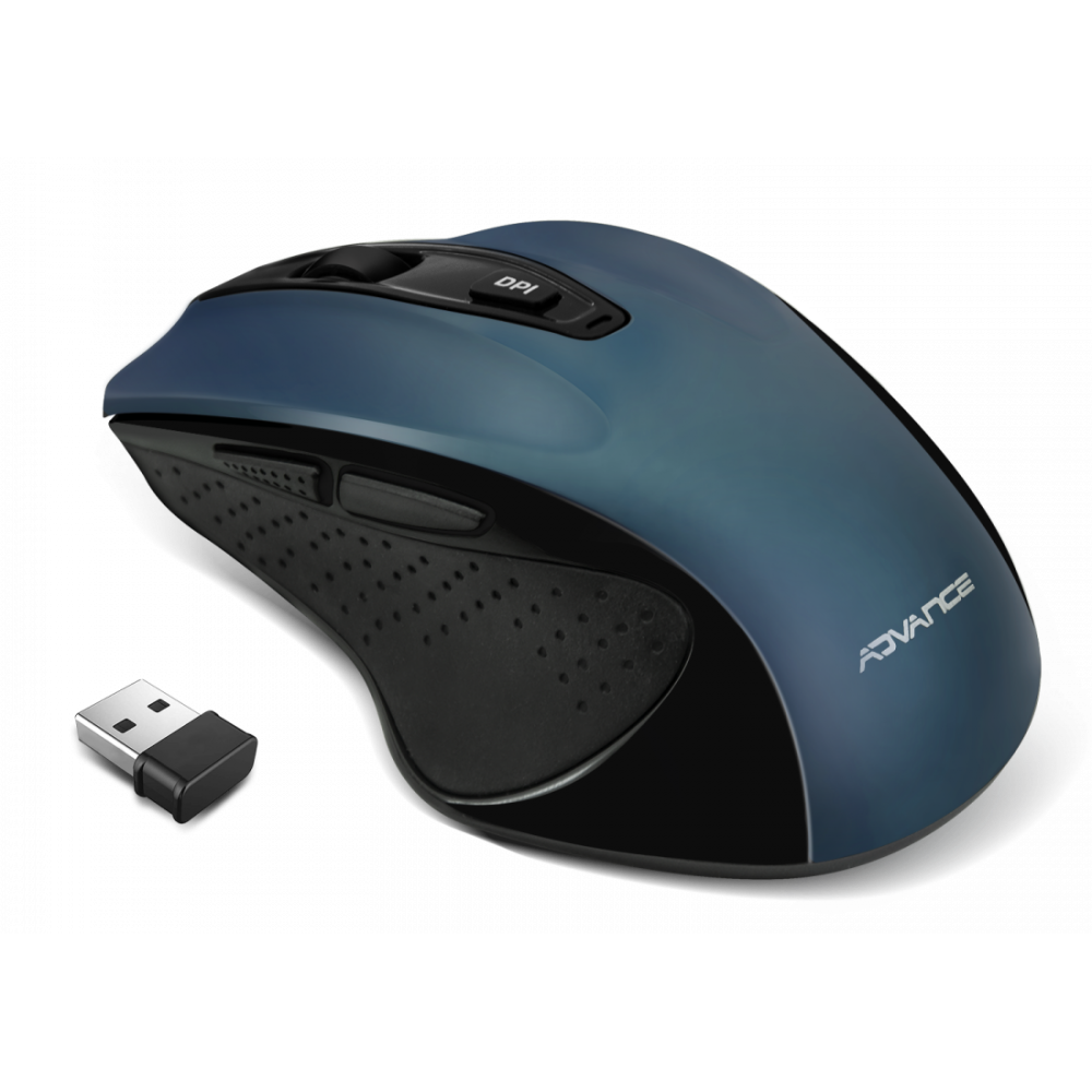Souris Sans fil ADVANCE S-SHAPE / Bleu