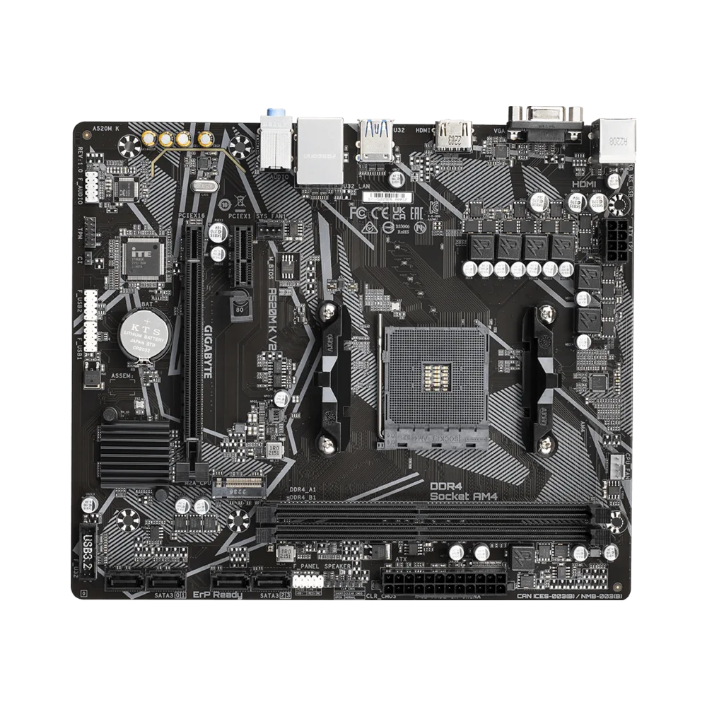 Carte mère Gigabyte AMD A520 Ultra Durable / Micro ATX / DDR4