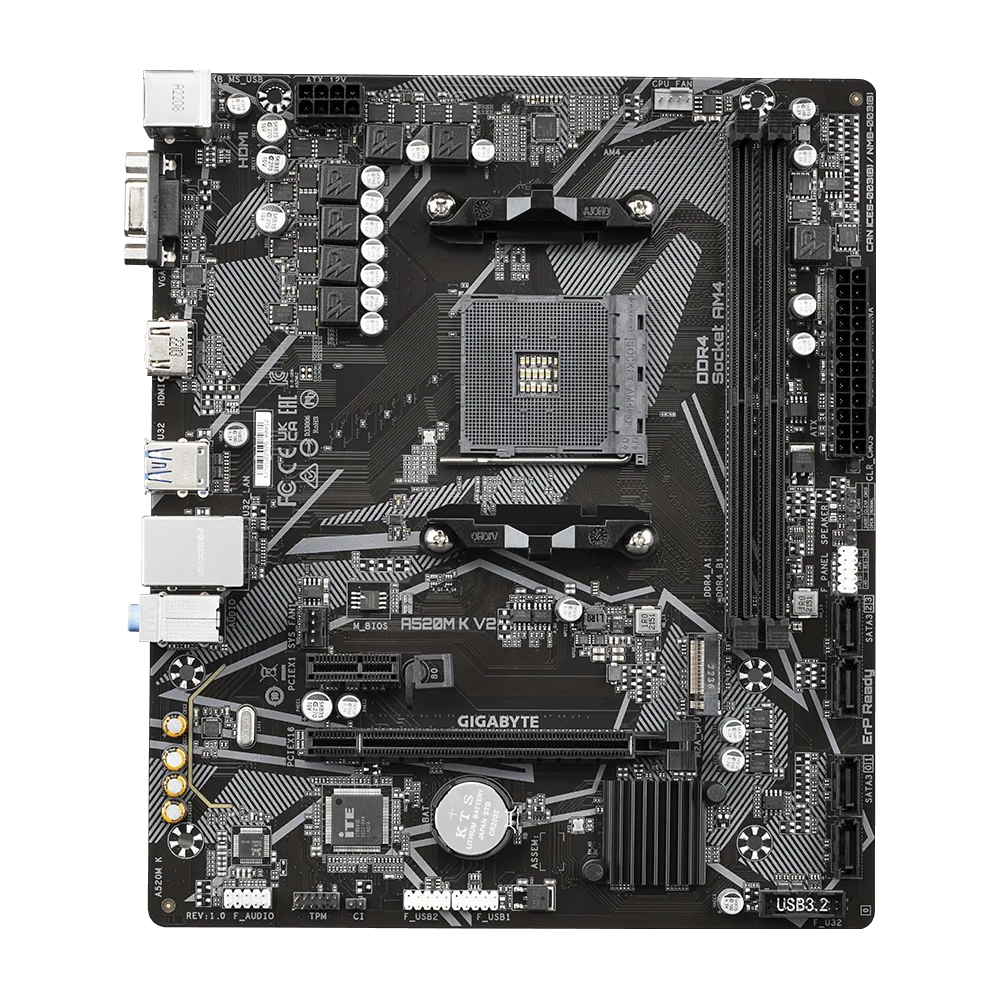Carte mère Gigabyte AMD A520 Ultra Durable / Micro ATX / DDR4