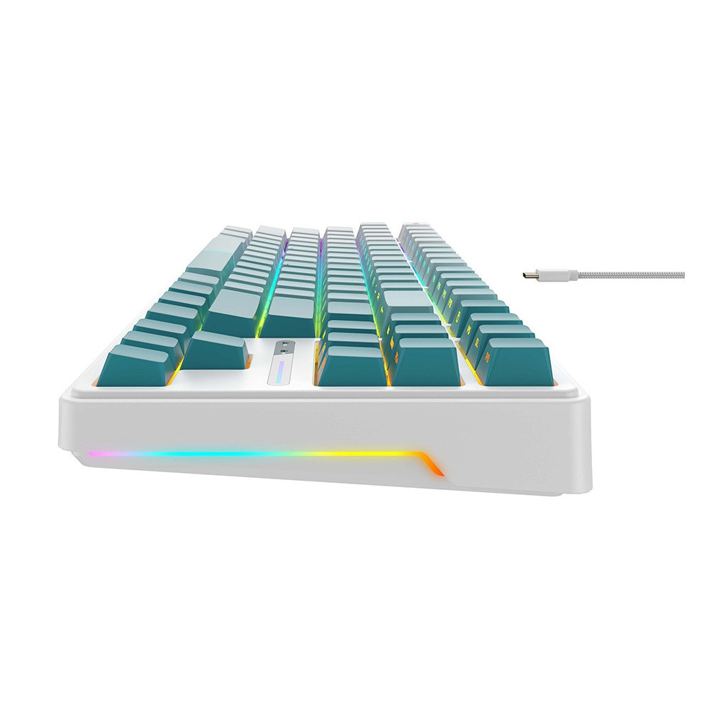 Clavier Gamer Filaire HAVIT KB901L / RGB BACKLIT / Blanc