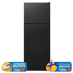 Réfrigérateur FOCUS LESS FROST Double Portes 439 Litres / Dark Silver