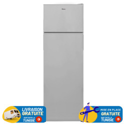 Réfrigérateur FOCUS LESS FROST Double Portes 243 Litres / Dark Silver