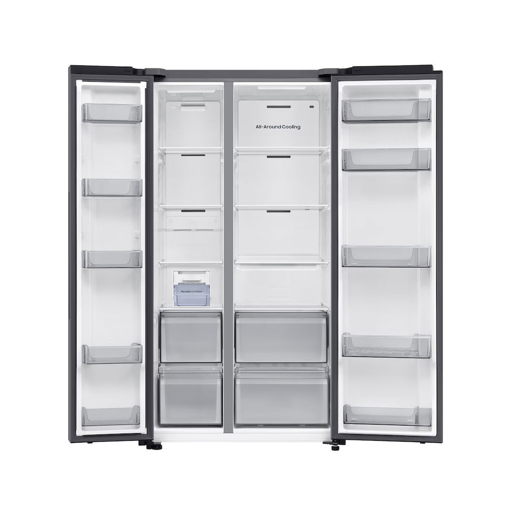 Réfrigérateur SAMSUNG No Frost BESPOKE INVERTER Side by Side 651 LITRES / SILVER