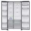 Réfrigérateur SAMSUNG No Frost BESPOKE INVERTER Side by Side 651 LITRES / SILVER
