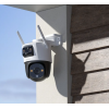 Caméra De Surveillance Externe sans fil IMOU CRUISER DUAL 10MP RED-BLUE