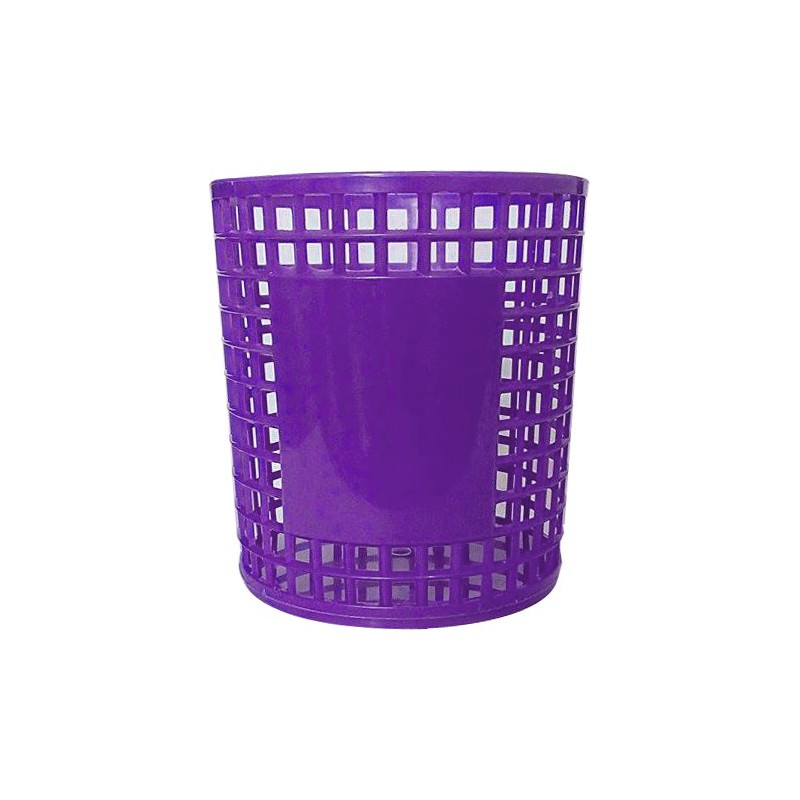 Porte Stylo Cylindre en plastique / Violet