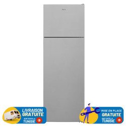 Réfrigérateur FOCUS Less Frost Double Portes 313 Litres / SILVER