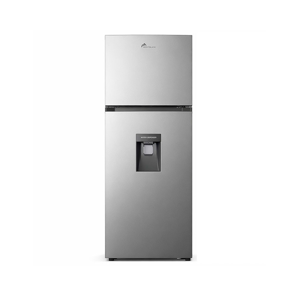 Réfrigérateur MONTBLANC No Frost INVERTER DOUBLE PORTES 338 Litres / Silver Avec Distributeur d'eau