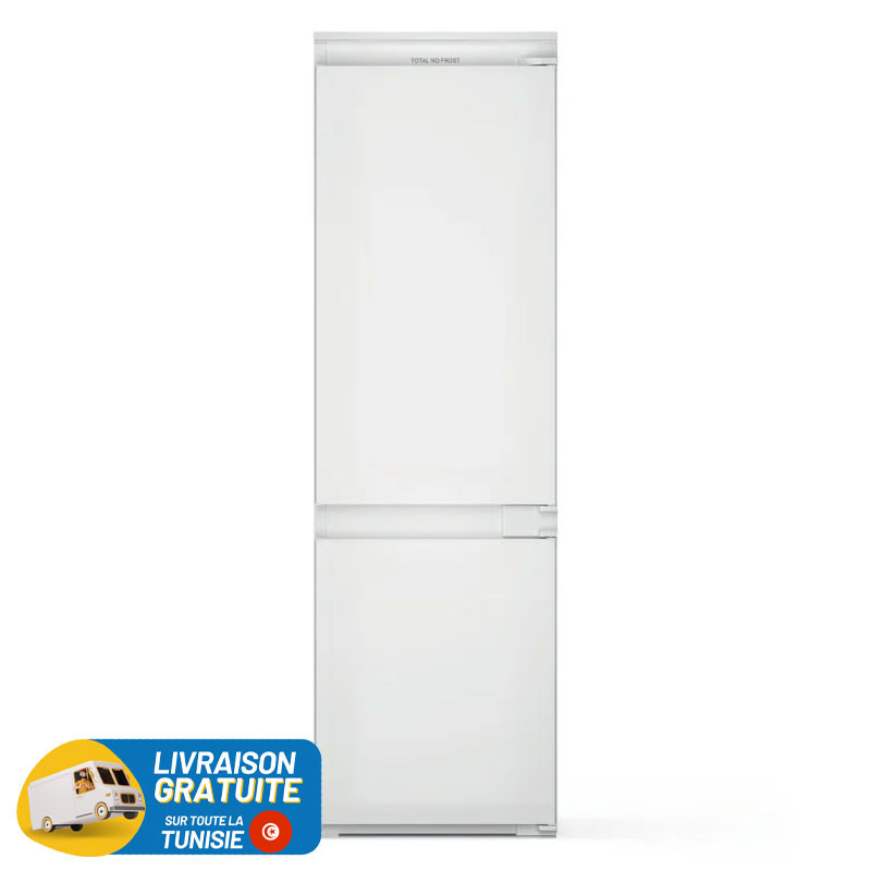Réfrigérateur Encastrable ARISTION No Frost Combiné 250 Litres / Blanc