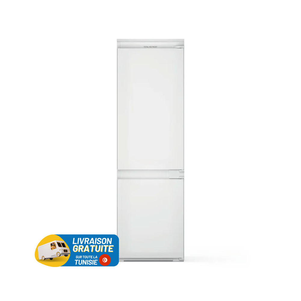 Réfrigérateur Encastrable ARISTION No Frost Combiné 250 Litres / Blanc