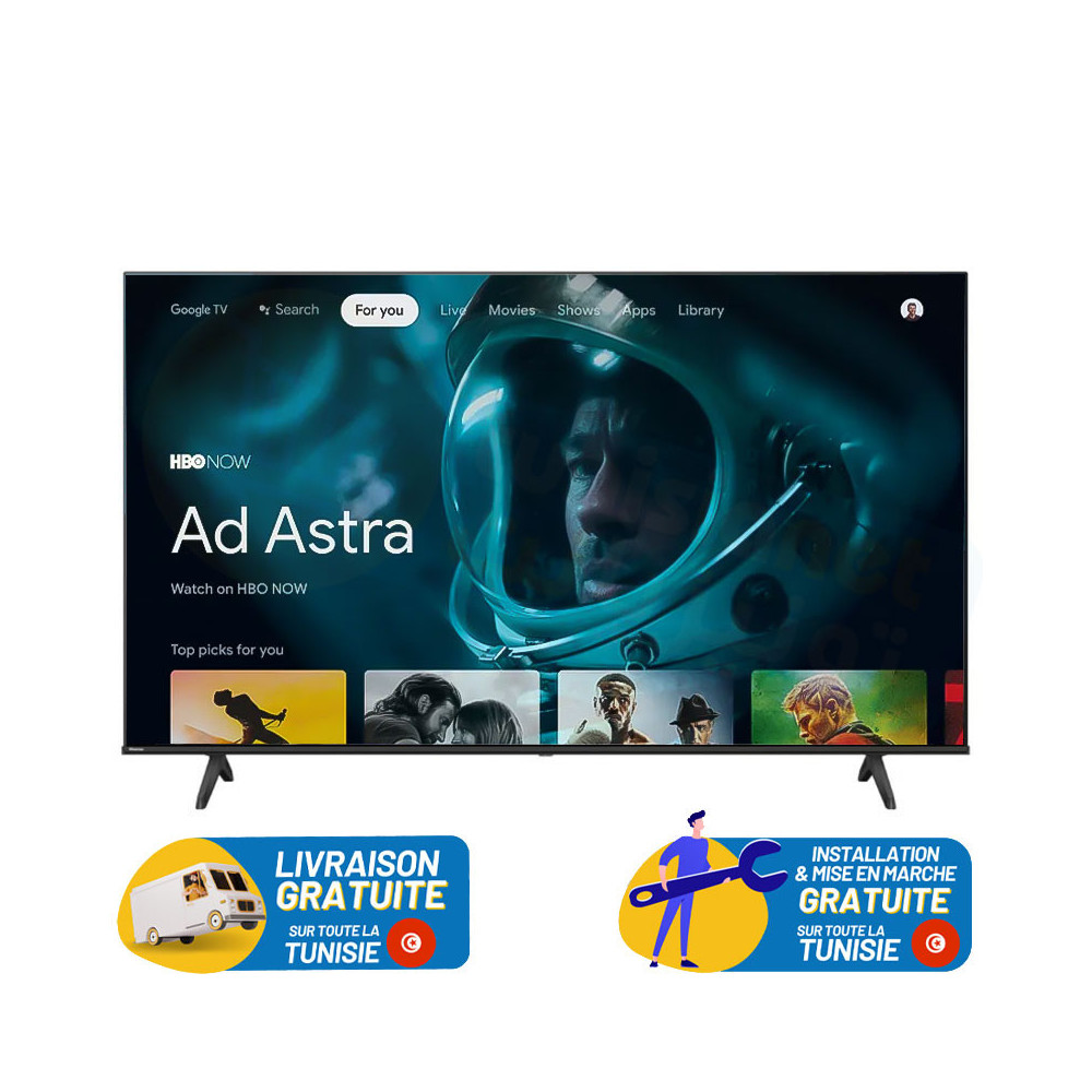 TV HISENSE A6GN 50’’ UHD 4K Smart Google TV / 50A6GN