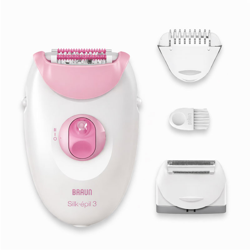 Épilateur BRAUN Silk Epil 3 POUR CORPS ET VISAGE