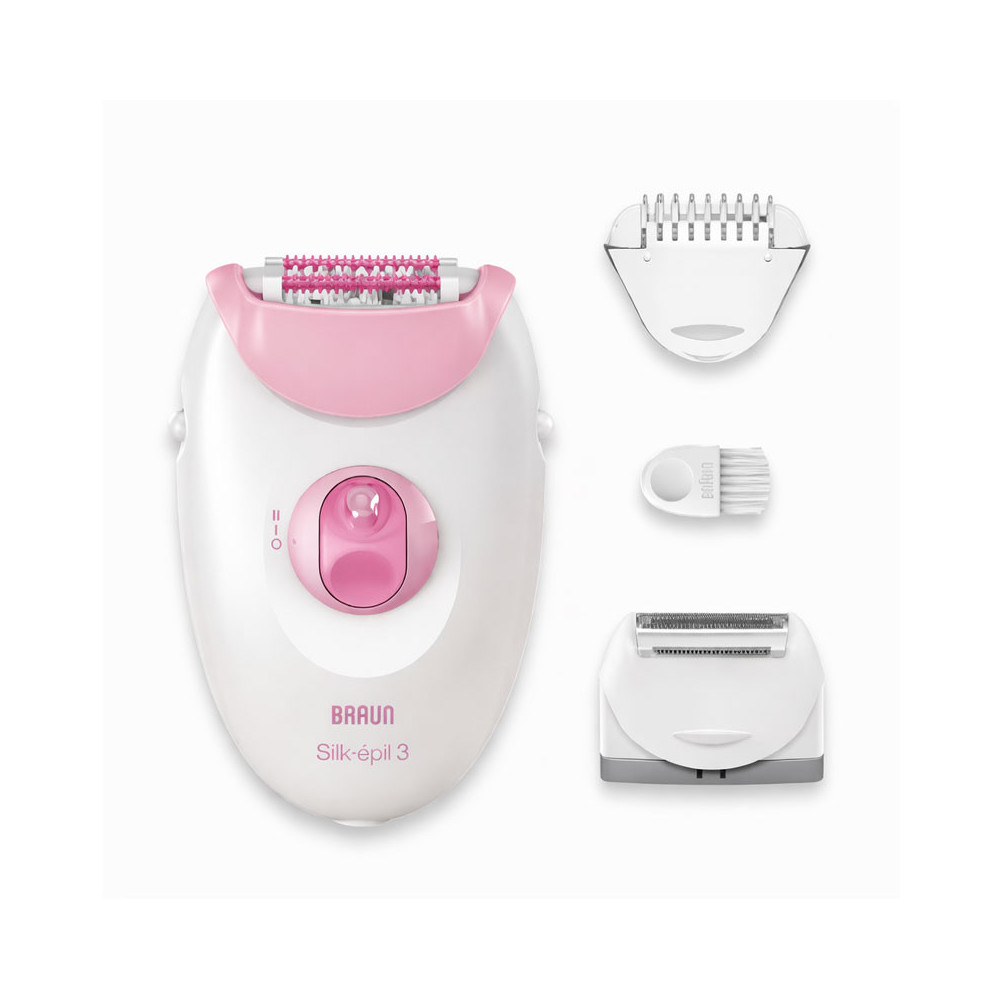 Épilateur BRAUN Silk Epil 3 POUR CORPS ET VISAGE