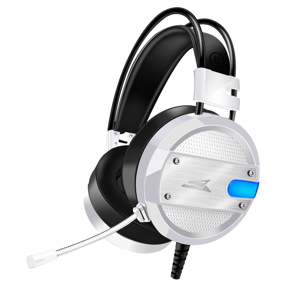Micro Casque Baracuda  BGH-031 Conch / Blanc