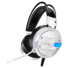 Micro Casque Baracuda  BGH-031 Conch / Blanc