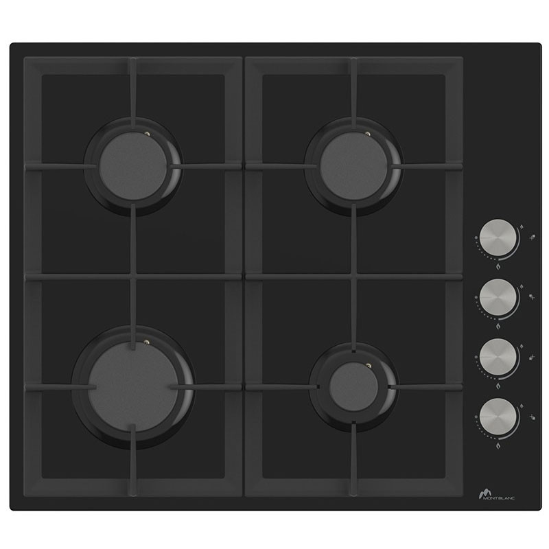 Plaque de Cuisson Encastrable MONTBLANC 4 Feux / 60cm / Noir