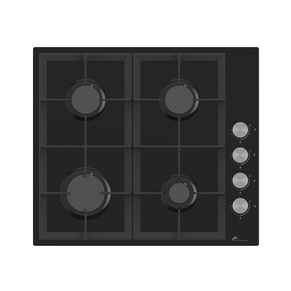 Plaque de Cuisson Encastrable MONTBLANC 4 Feux / 60cm / Noir