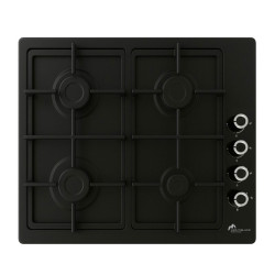 Plaque de Cuisson Encastrable MONTBLANC 4 FEUX / 60cm / Noir