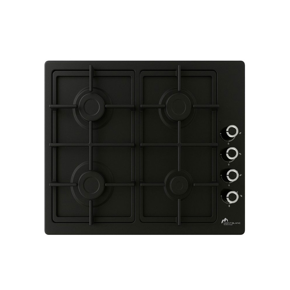 Plaque de Cuisson Encastrable MONTBLANC 4 FEUX / 60cm / Noir