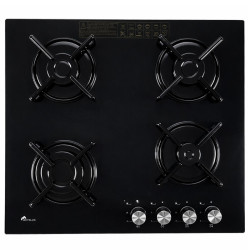 Plaque de cuisson MontBlanc 4 FEUX / 60cm / Noir Vitrée
