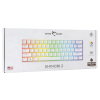 Clavier Gaming Mécanique White Shark GK-004231 SHINOBI-2 / US - BROWN.SW / Blanc