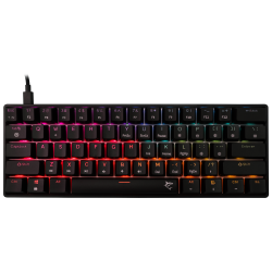 Clavier Gaming Mécanique White Shark GK-004111 SHINOBI-2 / US - RED SW. / Noir