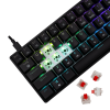 Clavier Gaming Mécanique White Shark GK-004111 SHINOBI-2 / US - RED SW. / Noir