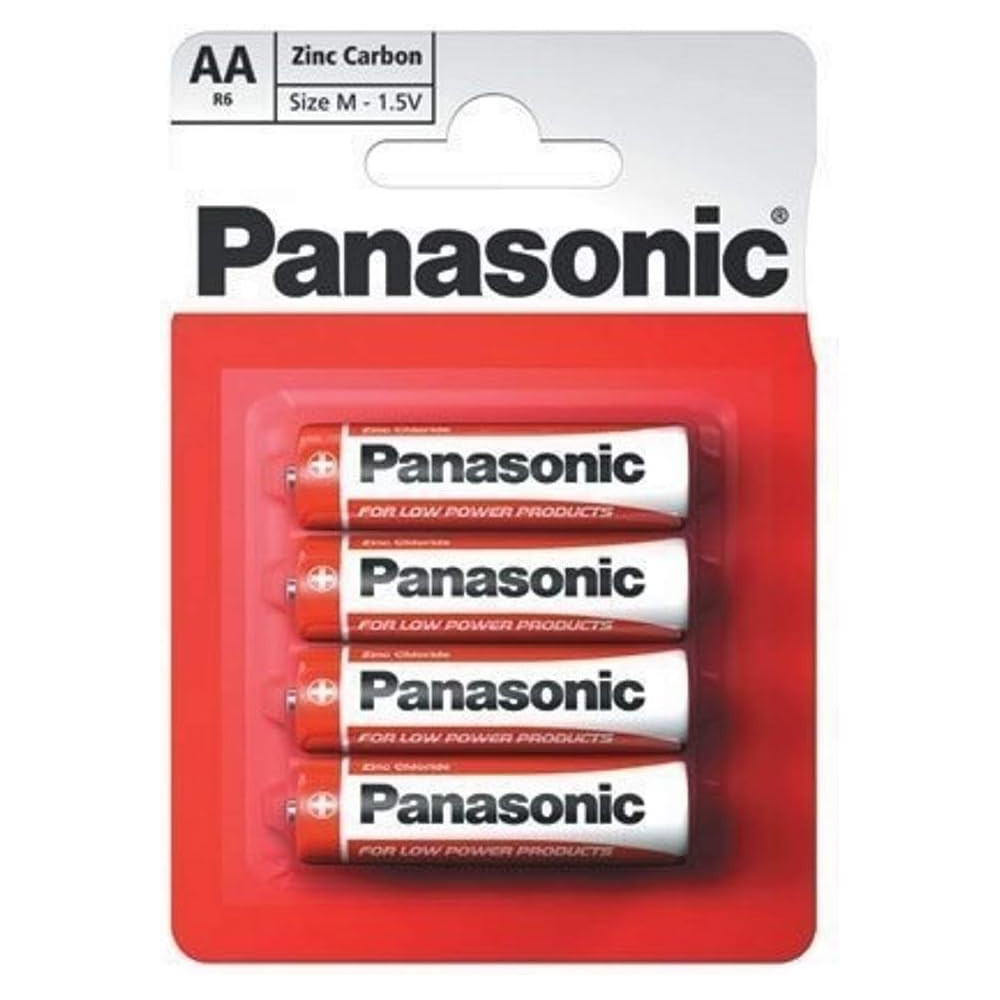 4 PILE PANASONIC ZINC CARBON AA R6
