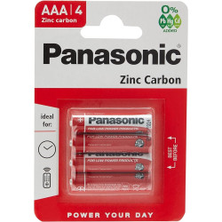 4 PILE PANASONIC ZINC...