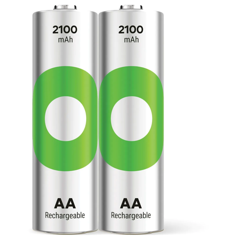 2 x Piles Rechargeables GP 1.2V 2100mAh
