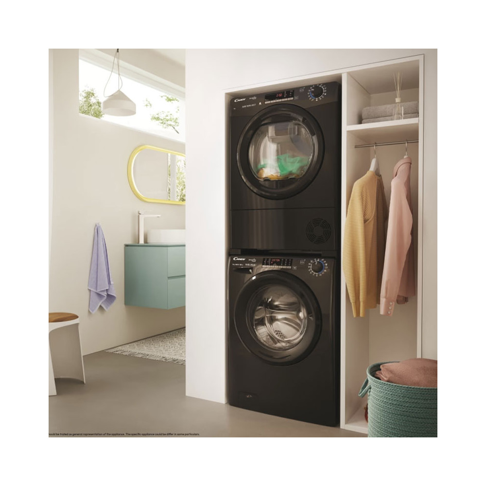 SECHE LINGE CANDY 9KG SMART A CONDENSATION POSE LIBRE / NOIR