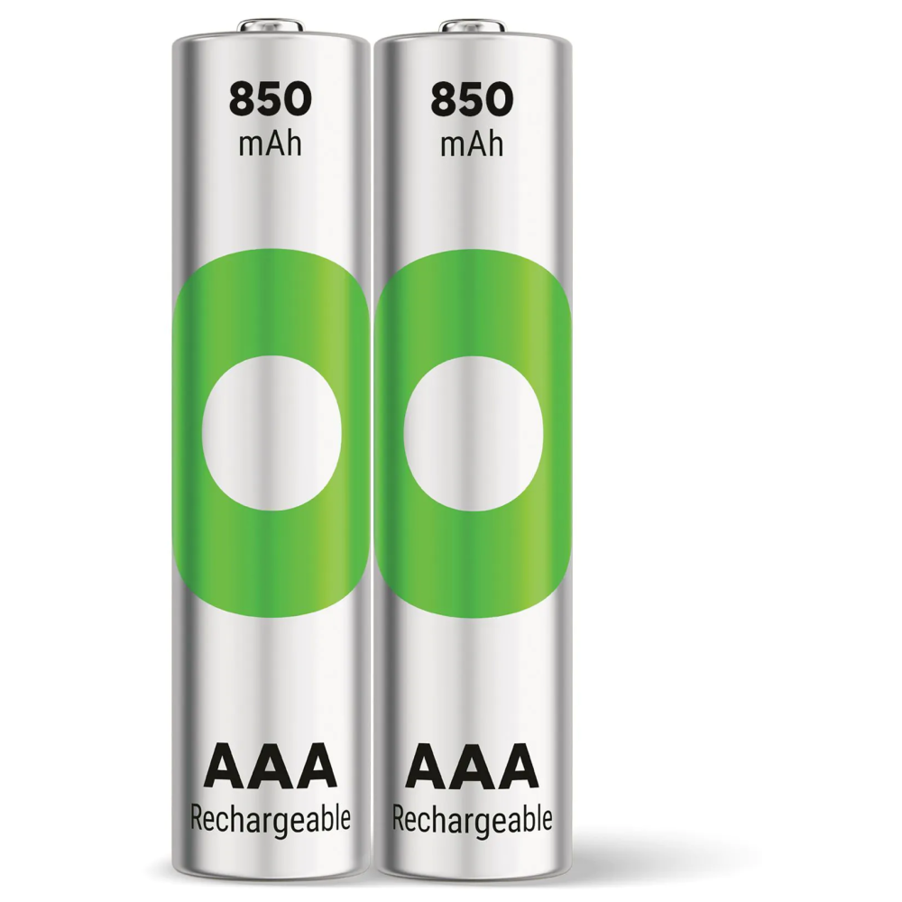 2 x Piles Rechargeables GP 1.2V AAA 850mAh