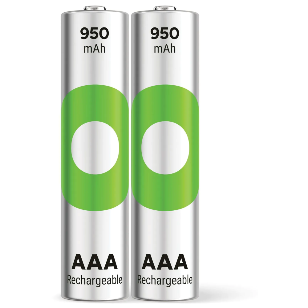 2 x Piles Rechargeables GP 1.2V AAA 950mAh