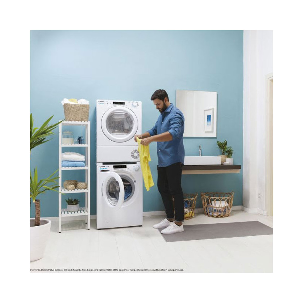 SECHE LINGE CANDY 9KG SMART A CONDENSATION POSE LIBRE / BLANC