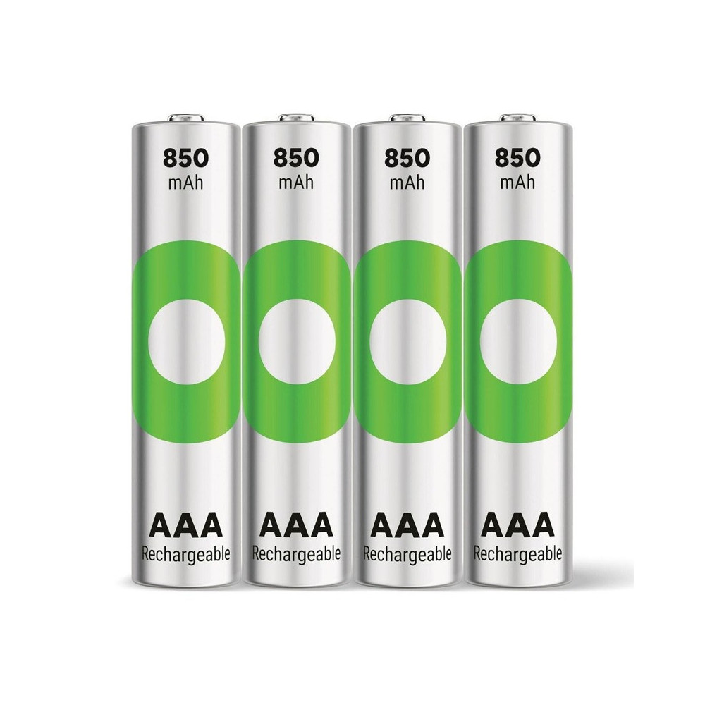 4 x Piles Rechargeables GP 1.2V AAA 850mAh