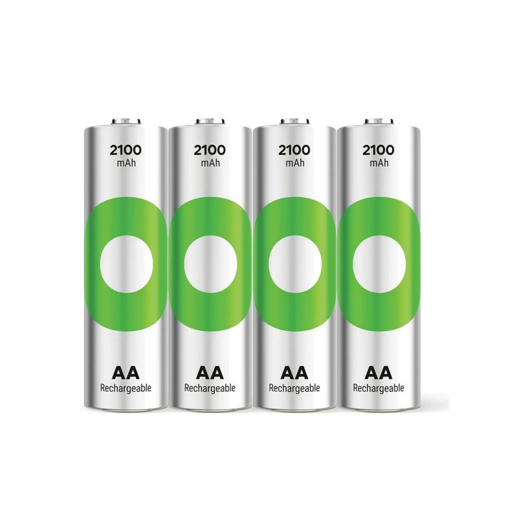 4 x Piles Rechargeables GP 1.2V 2100mAh