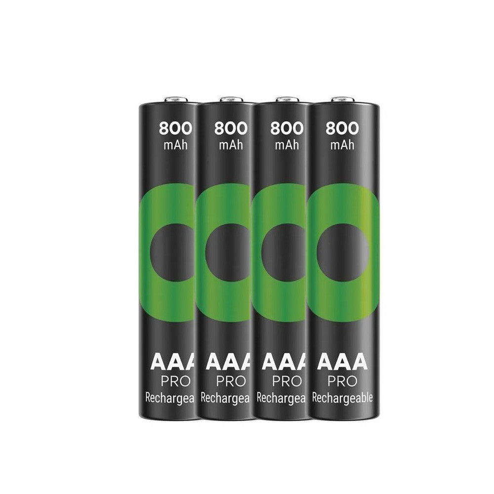 4 x Piles Rechargeables GP Pro AAA 800mAh