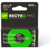 4 x Piles Rechargeables GP Pro AAA 800mAh