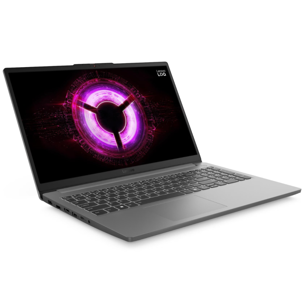 Pc Portable Gamer Lenovo LOQ 15ARP10E / Ryzen 5 7535HS / RTX 3050 6G / 24 Go DDR5 / 512 Go SSD / Windows 11 / Gris
