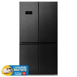 Réfrigérateur TELEFUNKEN No Forst 4 Portes Side by side 459 Litres / Noir