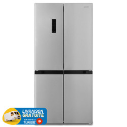 Réfrigérateur NEWSTAR No Frost INVERTER Side By Side 459 Litres / Inox avec Afficheur