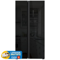 Réfrigérateur Hyundai No Frost Side By Side INVERTER 505 Litres / INOX Avec Afficheur