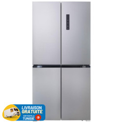 Réfrigérateurs Hyundai No Frost INVERTER Side By Side 417 Litres / Inox avec afficheur
