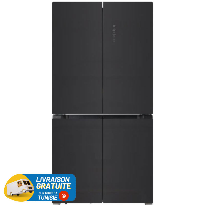 Réfrigérateur Hyundai No Frost INVERTER Side By Side  417 Litres / Noir