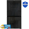 Réfrigérateur Side By Side Hyundai Inverter 617L NoFrost verre Noir Foncé