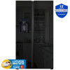 Réfrigérateur Hyundai No Frost INVERTER Side By Side 556 Litres / Verre Noir + Robot Multifonctions GRATUIT