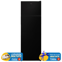 Réfrigérateur FOCUS LESS FROST Double Portes 243 Litres / Noir
