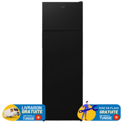 Réfrigérateur FOCUS LESS FROST Double Portes 243 Litres / Gris