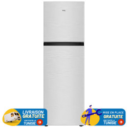 REFRIGERATEUR TCL NO FROST Double Portes 286 Litres / SILVER